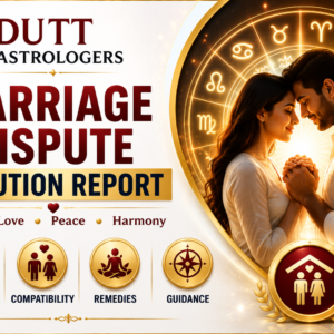 Marriage Dispute Solution Report