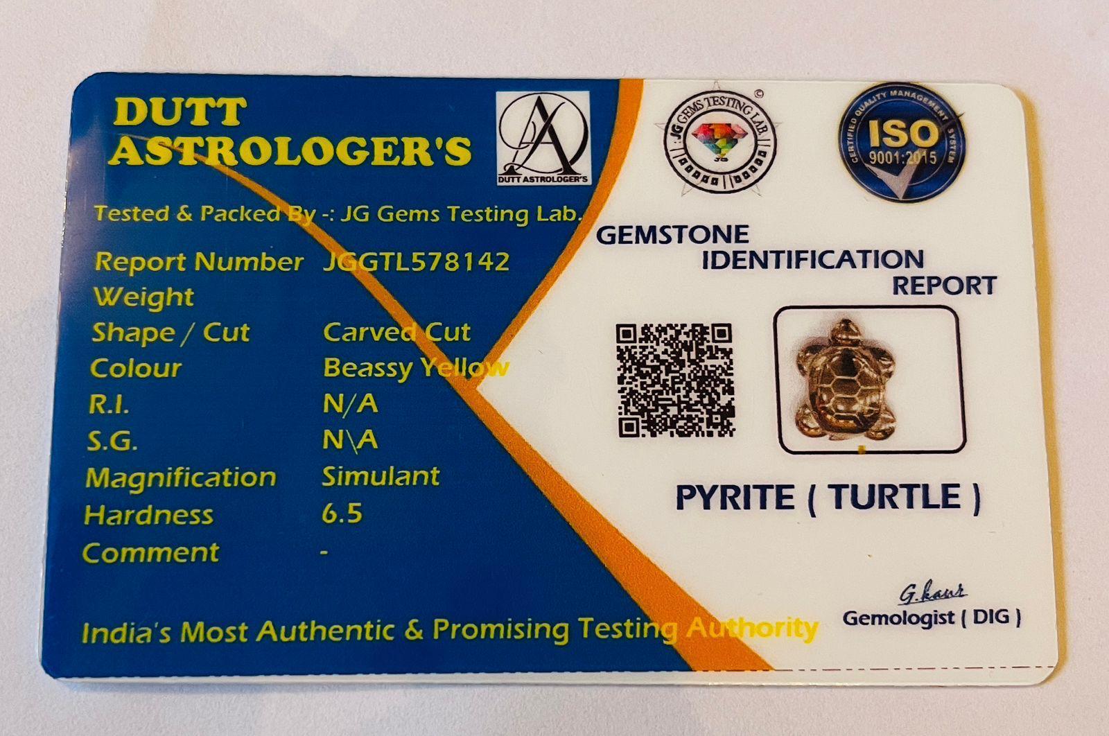 Pyrite Turtle | Attract Financial Prosperity, Business Success, Confidence & Protection From Negativity | - Image 5