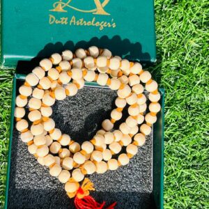 TULSI CHINA LAKDI MALA 108+1 | Mindfulness Focus Stress & Anxiety Relie Spiritual, Growth Protection, Emotional Balance |