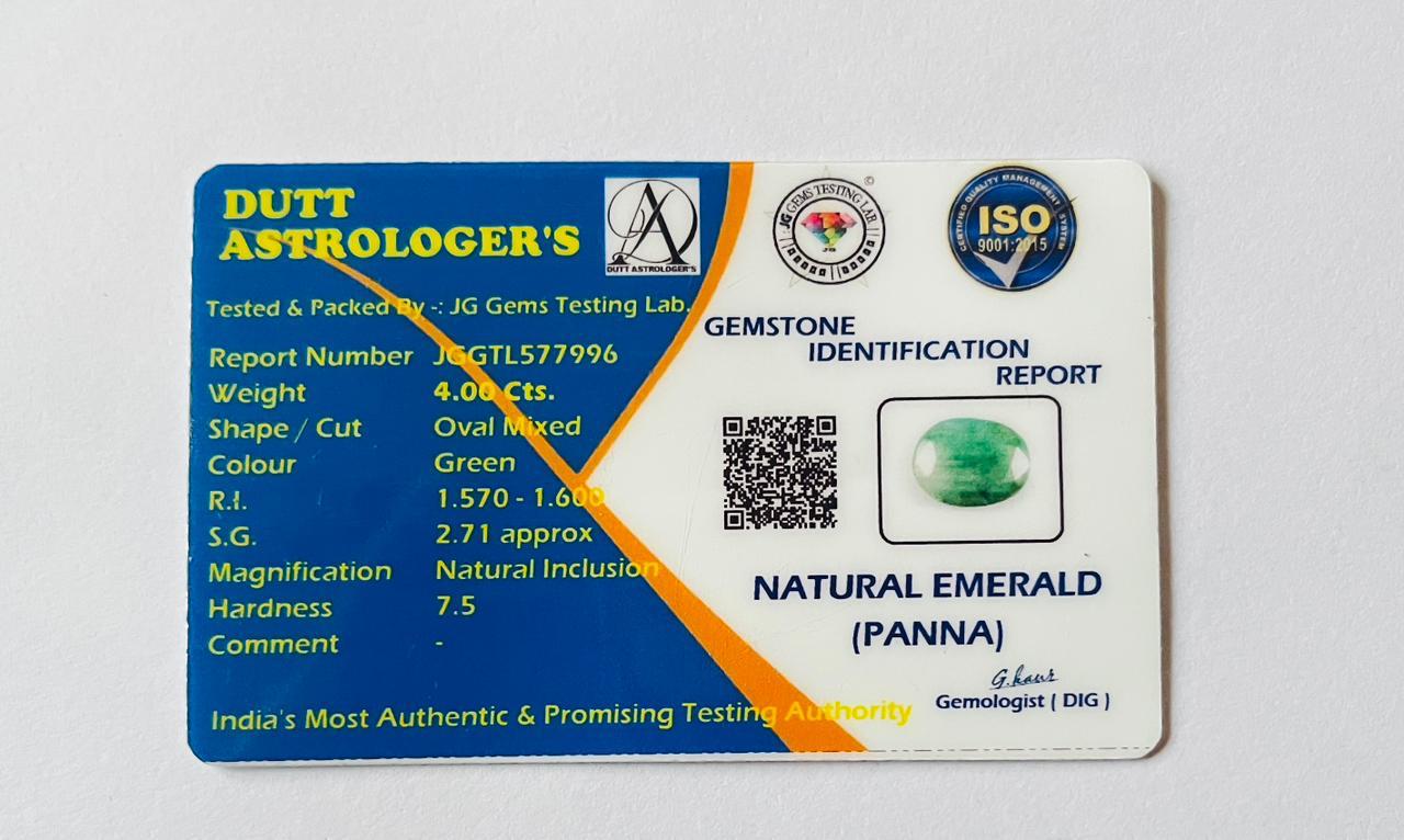 Natural Panna पन्ना रत्न (Emerald Gemstone) बुध ग्रह (Mercury) | Financial Growth & Career Success, Enhanced Communication & Intellect, Creativity & Innovation, Mental & Physical Health, Harmony in Relationships | - Image 6