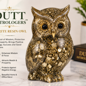 Pyrite Resin Owl