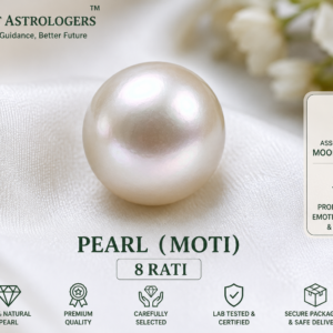Peral (Moti) 8 RATI – Natural Moon Gemstone