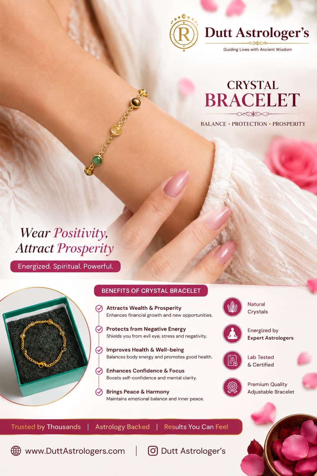 Metal Dhan Yog Bracelet For Women - Image 2